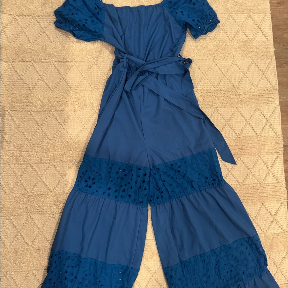 SHEIN Blue Elastic Waist Garment